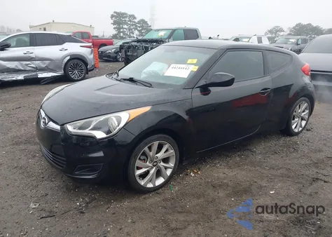 2016 Hyundai Veloster z USA, uszkodzony, nr VIN KMHTC6AD4GU298320